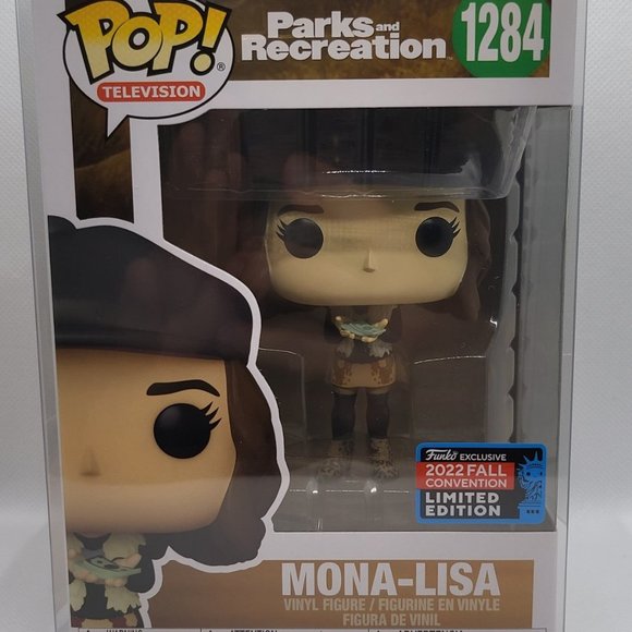 Parks and Recreation Mona-Lisa Sapperstein 2022 Fall Convention Exclusive Pop - Picture 1 of 7